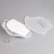 Пластиковий прозорий твердий чохол для зберігання маски та респіратора прозорий Білий 1459614658 фото 5