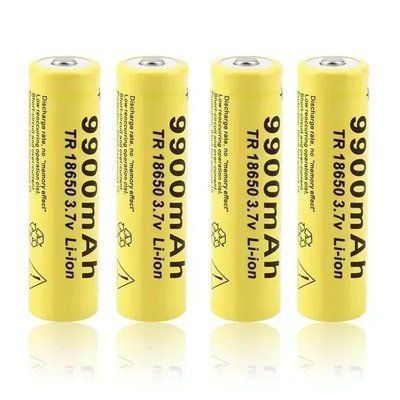 GIF 18650 літієва батарея 9900 mah 3.7V 4 шт 1495 фото